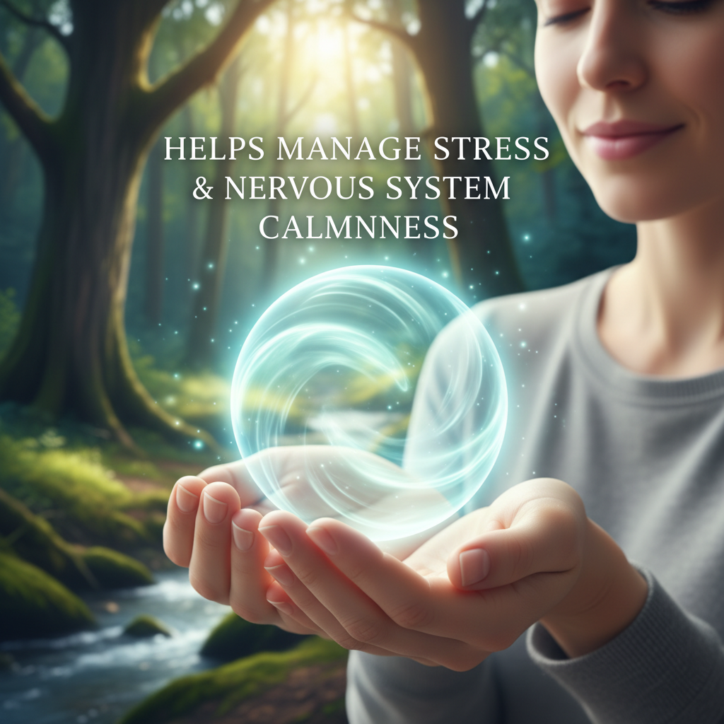 Helps Manage Stress & Nervous System Calmness